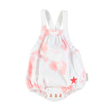 Piupiuchick Pink Tie Dye Baby Romper