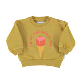 Piupiuchick Khaki Ice Cream Baby Sweatshirt
