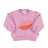 Piupiuchick Lavender Lips Baby Sweatshirt