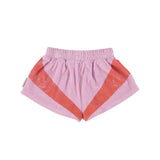 Piupiuchick Lilac & Red Terry Shorts