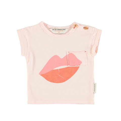 Piupiuchick Light Pink Lips Baby T-Shirt