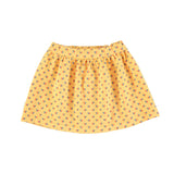 Piupiuchick Yellow Hearts Short Skirt