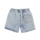 Piupiuchick Washed Blue Denim Boys Shorts