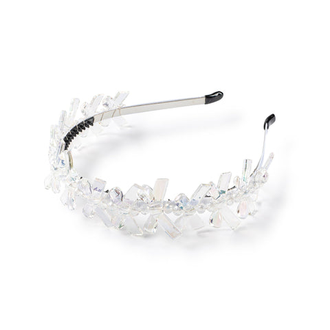Halo Luxe Clear Sophia Resin Bow Headband