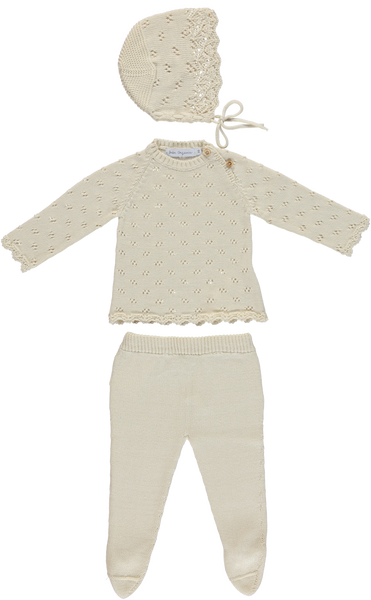 Bebe Organic Natural Summer Knit Set