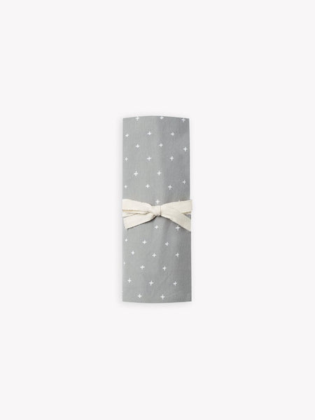 Quincy Mae Dusty Blue Print Swaddle