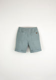 Popelin Aqua Marine Shorts With Darts