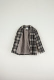 Popelin Brown Plaid Blazer