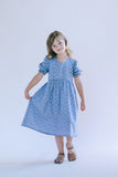 Tiny Bunny Blue Floral Dress