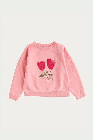 The Campamento Pink Flower Sweatshirt