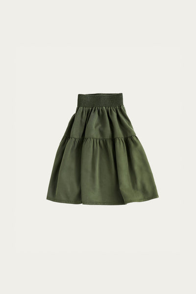 The Campamento Military Green Skirt
