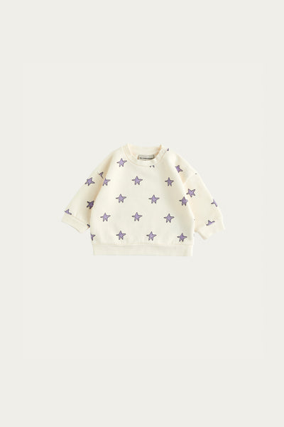 The Campamento Baby White Star Sweatshirt