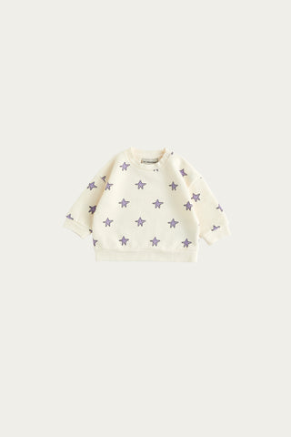 The Campamento Baby White Star Sweatshirt