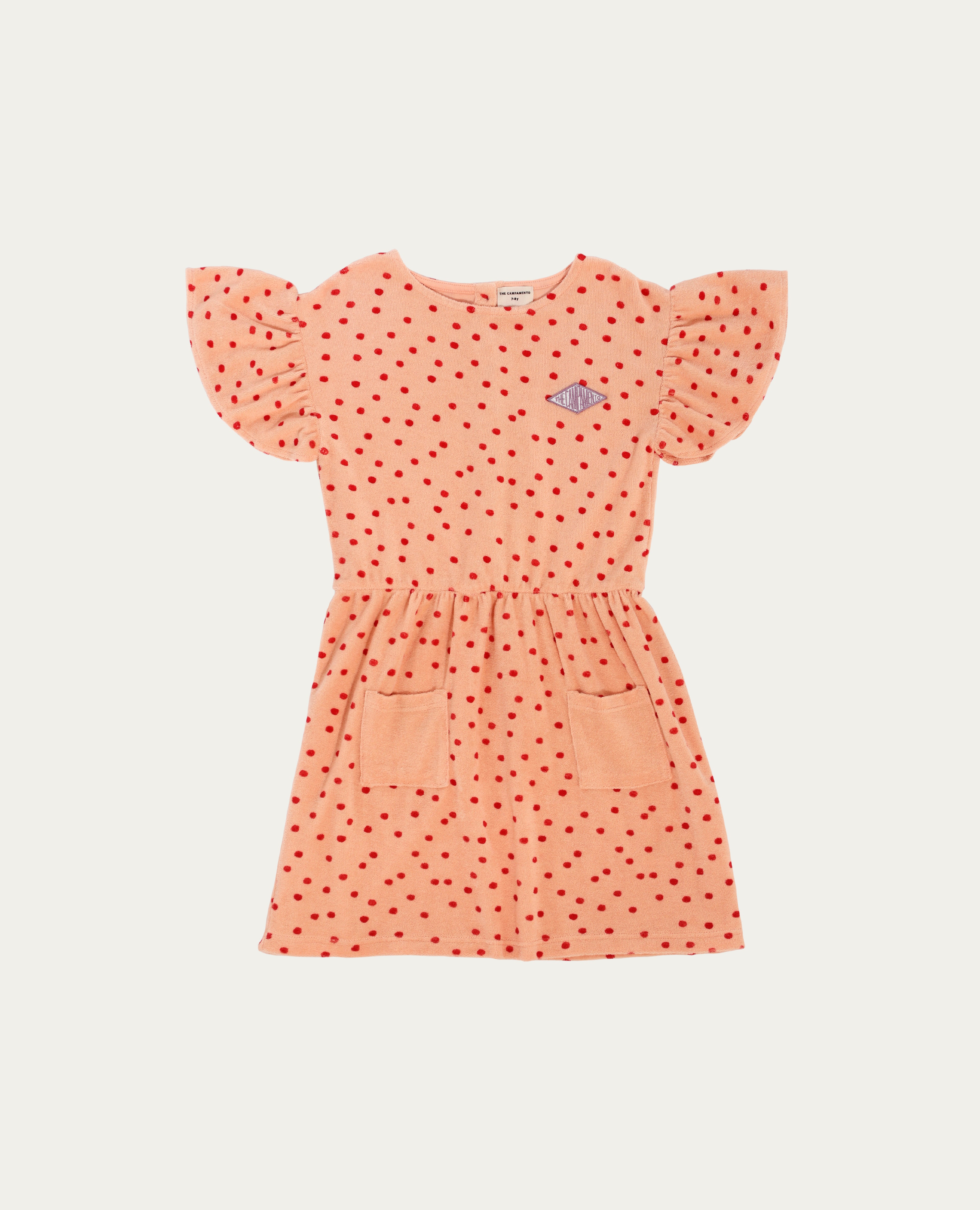 The Campamento Peach Terry Dress