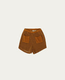 The Campamento Brown Stripe Short