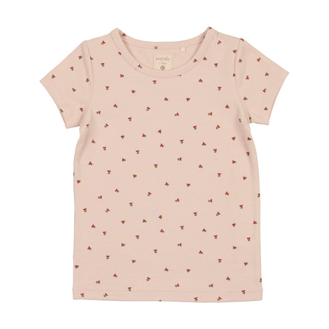 Lil Legs Pink Tulip Short Sleeve Tee