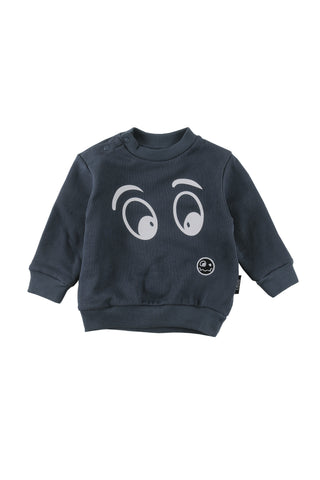 Loud Apparel Baby Asphalt Grey Remix Sweater