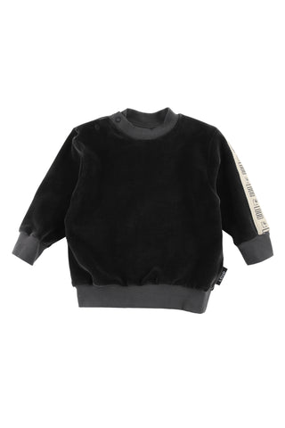 Loud Apparel Baby Black Talent Sweater + Legging Set