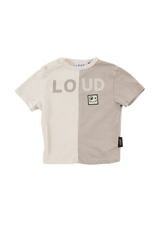 Loud Apparel Baby Positive Sand/Zinc 2 Tone T-shirt