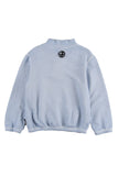 Loud Apparel Sweet Blue Fog Wash Sweater