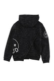 Loud Apparel Poem Black Flame Hooded Sweater