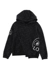 Loud Apparel Poem Black Flame Hooded Sweater