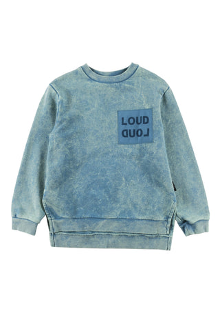 Loud Apparel Marbled Blue Bay Record Sweater