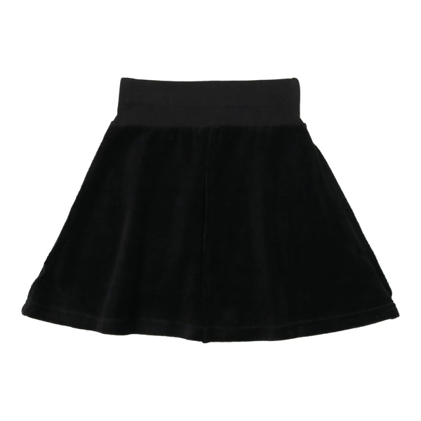 Urbani Black Velour Skirt