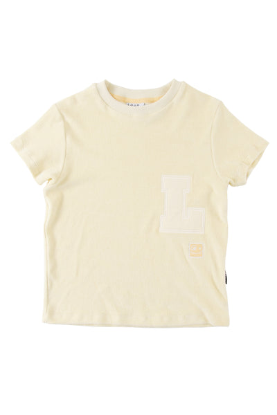 Loud Apparel Being Ecru Loose Fit T-shirt