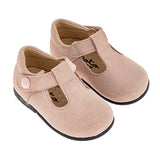 Tocoto Vintage Pink Retro Suede Mary Jane