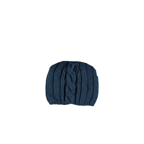 Violeta e Federico Blue Cable Knit Hat