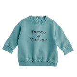 Tocoto Vintage Green Tocoto Logo Sweatshirt & Legging Set