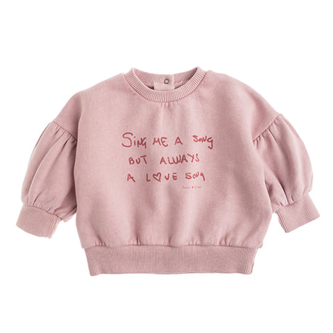 Tocoto Vintage Pink Love Sweatshirt