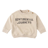 Tocoto Vintage Baby Off White Sentimental Journeys Sweatshirt Set
