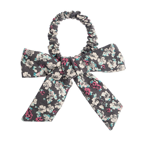 Tocoto Vintage Grey Liberty Floral Scrunchie