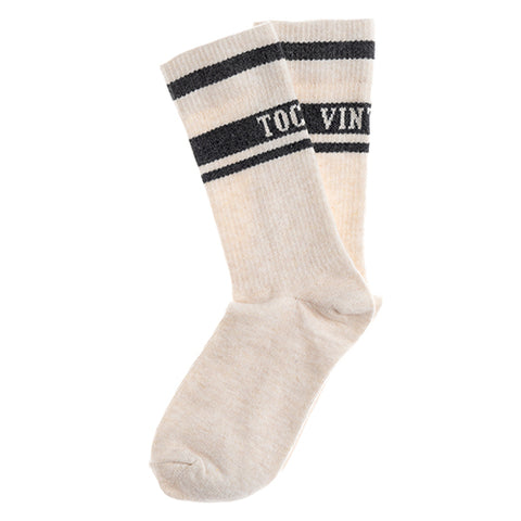 Tocoto Vintage White Stripe Socks