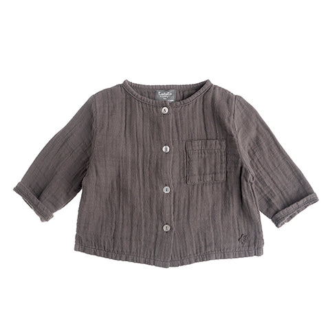 Tocoto Vintage Grey Shirt with Check Trousers