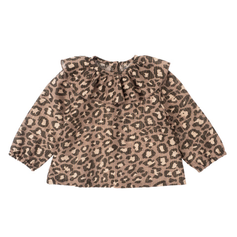 Tocoto Vintage Baby Animal Print Blouse + Bloomer Set