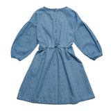 Wynken Mid Bleach Denim Ruban Dress