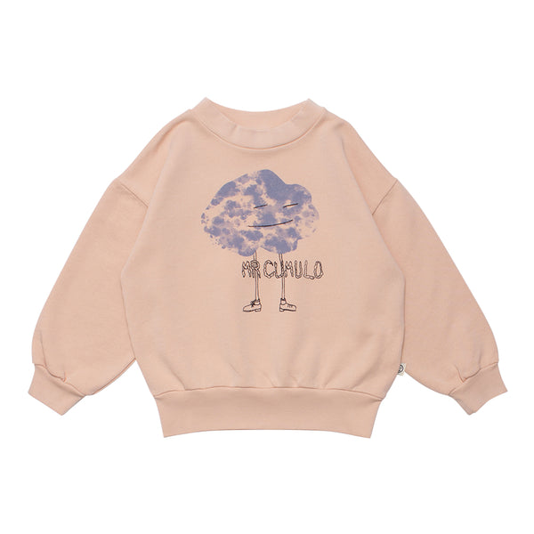 Wynken Soft Pink Mr Cumulo Sweatshirt