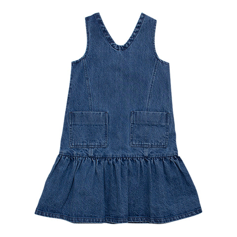 Wynken Indigo Karamu Pinafore Jumper