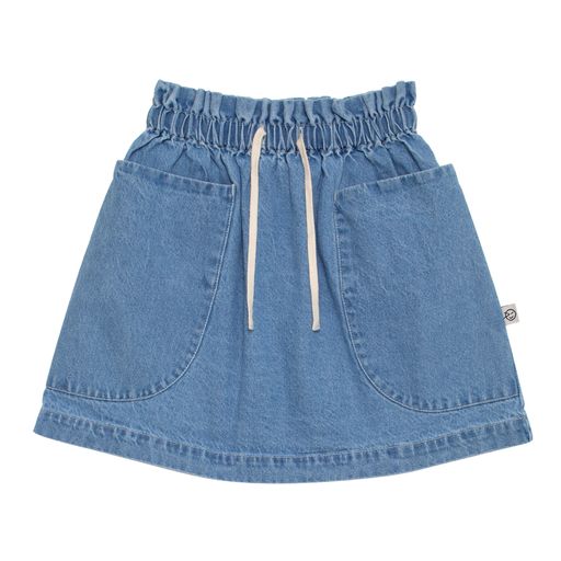 Wynken Mid Denim Blue Tatto Skirt