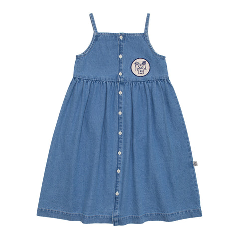 Wynken Mid Wash Denim Dansent Sundress