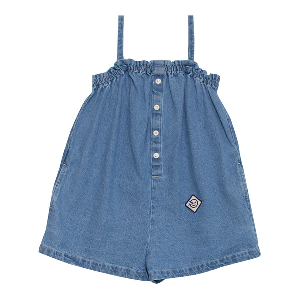 Wynken Mid Wash Denim Amore Playsuit