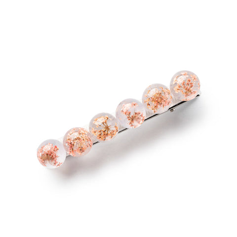 Halo Luxe Pink Whisper Beaded Babys Breath Clip