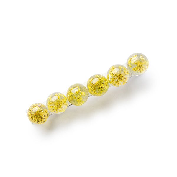 Halo Luxe Lemon Whisper Beaded Babys Breath Clip