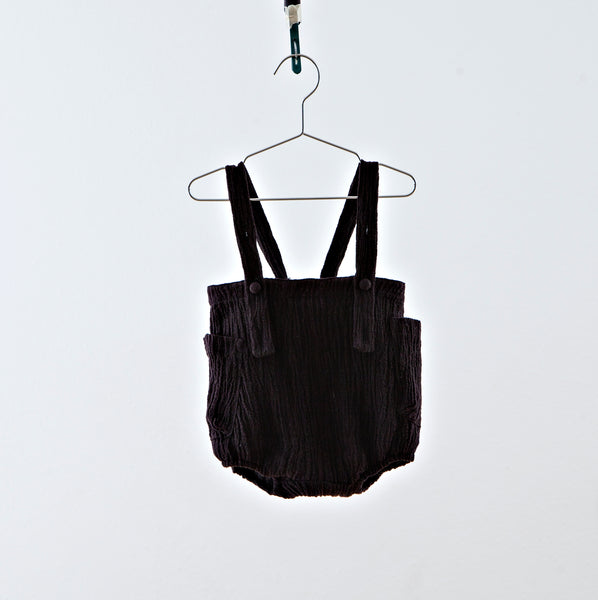 You and Me Black Suspender Overall