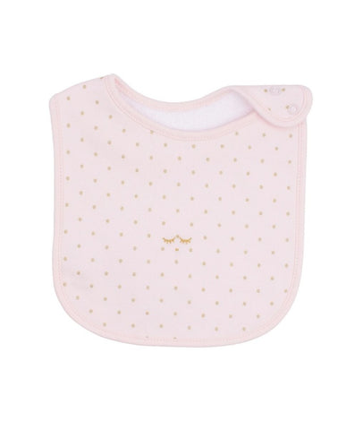Livly Stockholm Pink/Gold Dots Saturday Bib