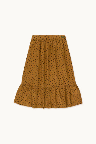 Tinycottons Chestnut Animal Print Long Skirt