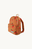 Tinycottons Light Brown Apples Sherpa Backpack